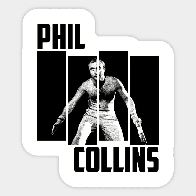 Phil Collins Sticker by SurePodcast